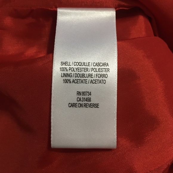 BCBG Orange Pleated Mini Skirt With Pockets - Picture 5 of 5